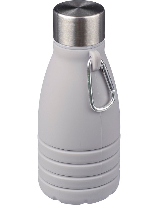 Gourde pliable de 550 ml en silicone personnalisée Erin