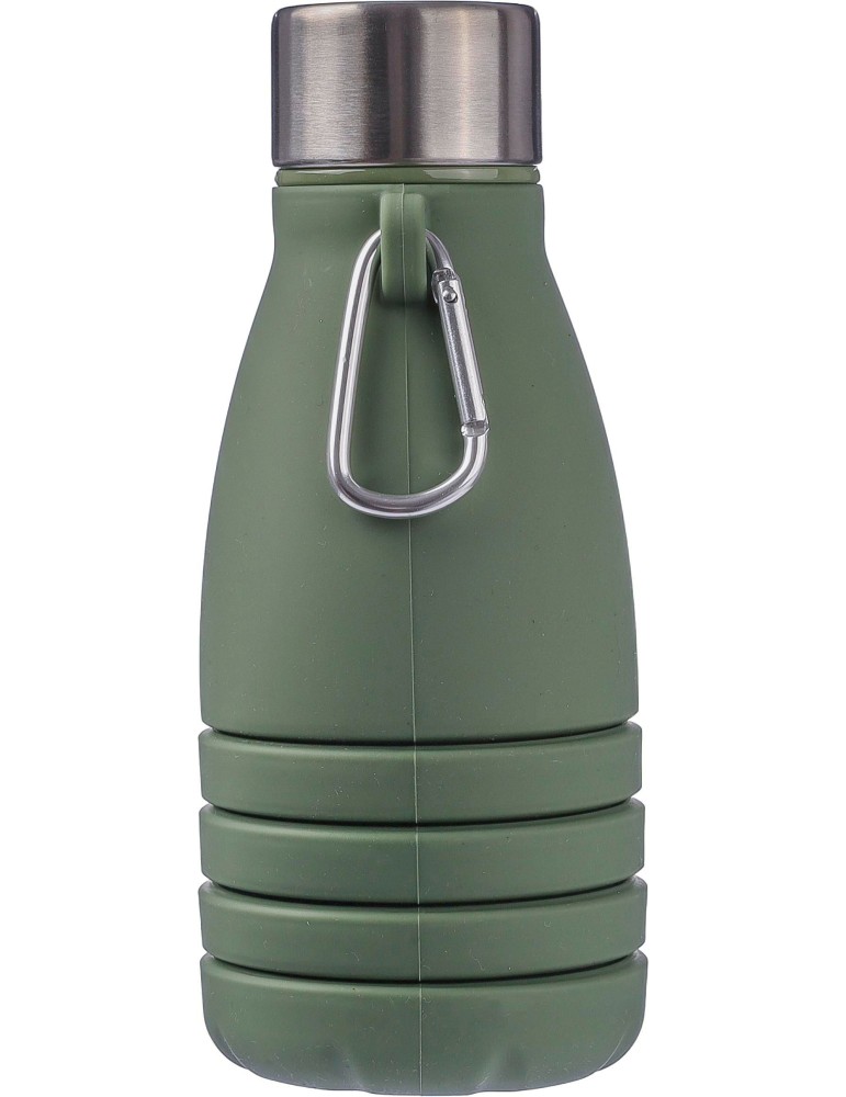 Gourde pliable de 550 ml en silicone personnalisée Erin