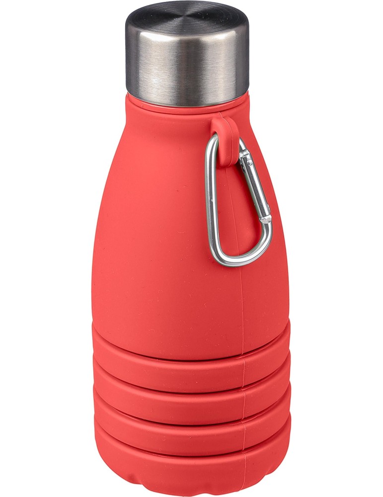 Gourde pliable de 550 ml en silicone personnalisée Erin