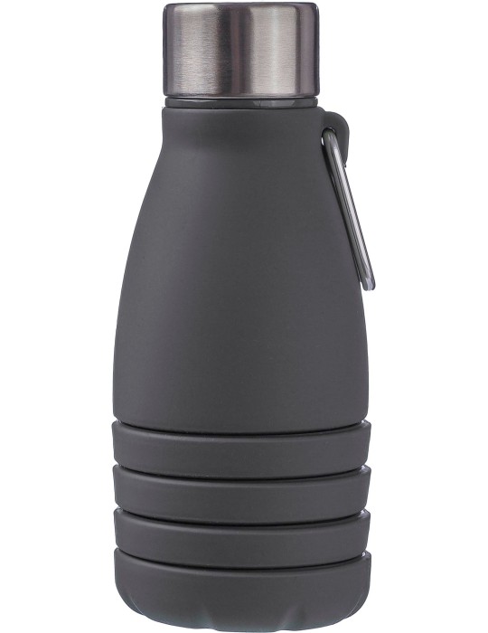 Gourde pliable de 550 ml en silicone personnalisée Erin