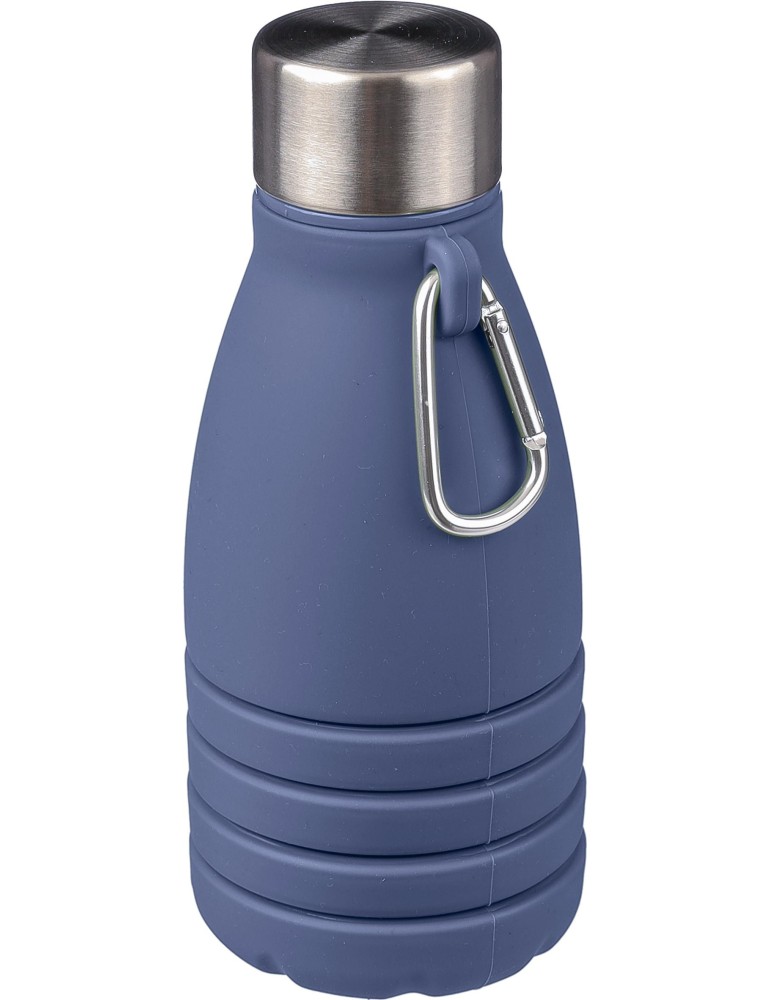 Gourde pliable de 550 ml en silicone personnalisée Erin