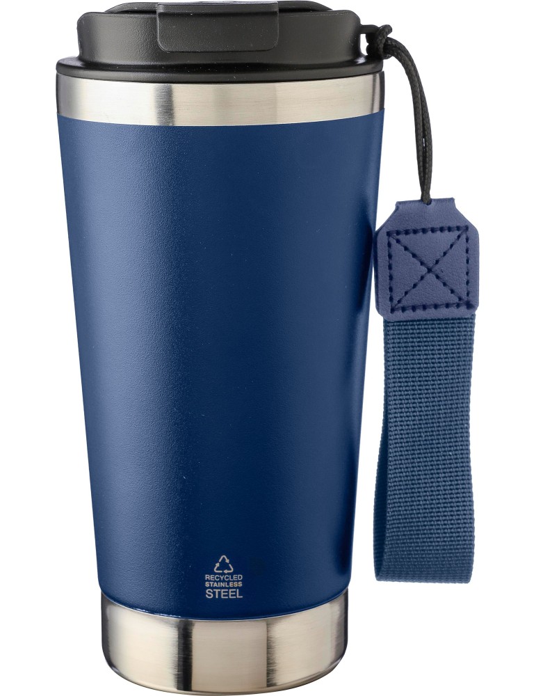 Mug isotherme en acier inoxydable recyclé personnalisé Kayla