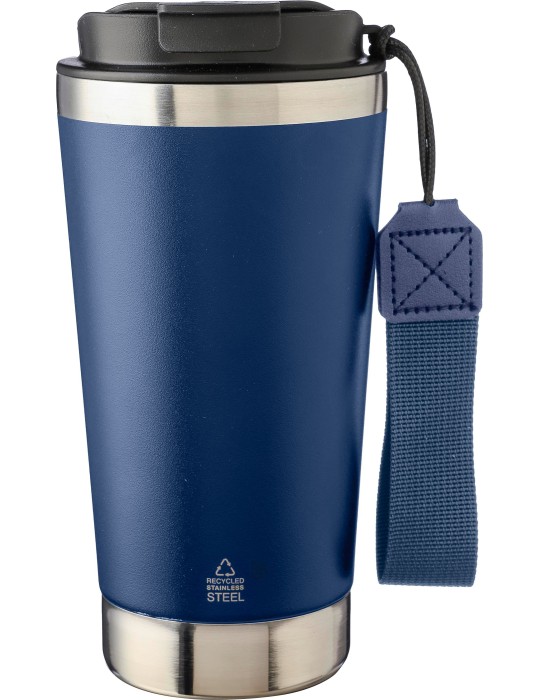 Mug isotherme en acier inoxydable recyclé personnalisé Kayla