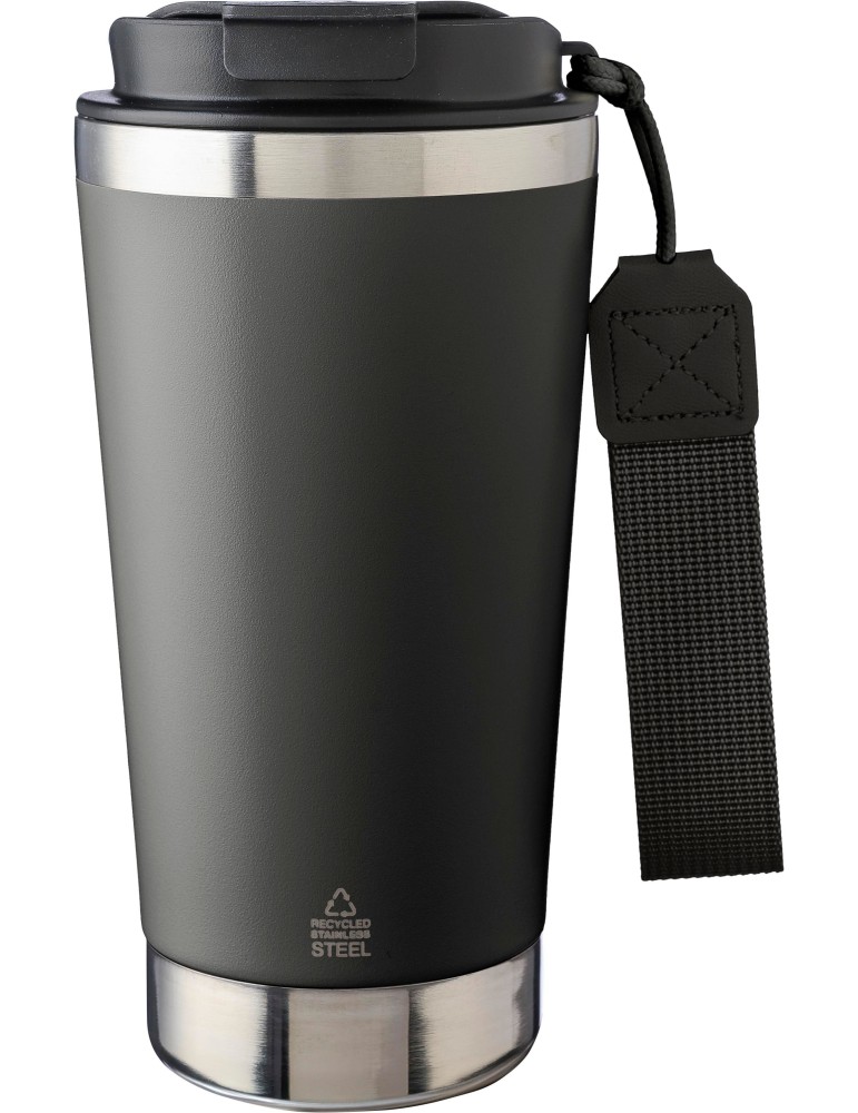 Mug isotherme en acier inoxydable recyclé personnalisé Kayla