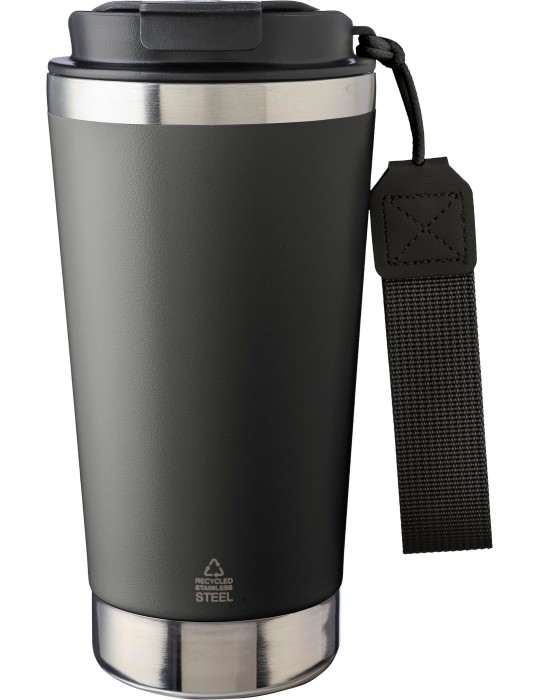 Mug isotherme en acier inoxydable recyclé personnalisé Kayla