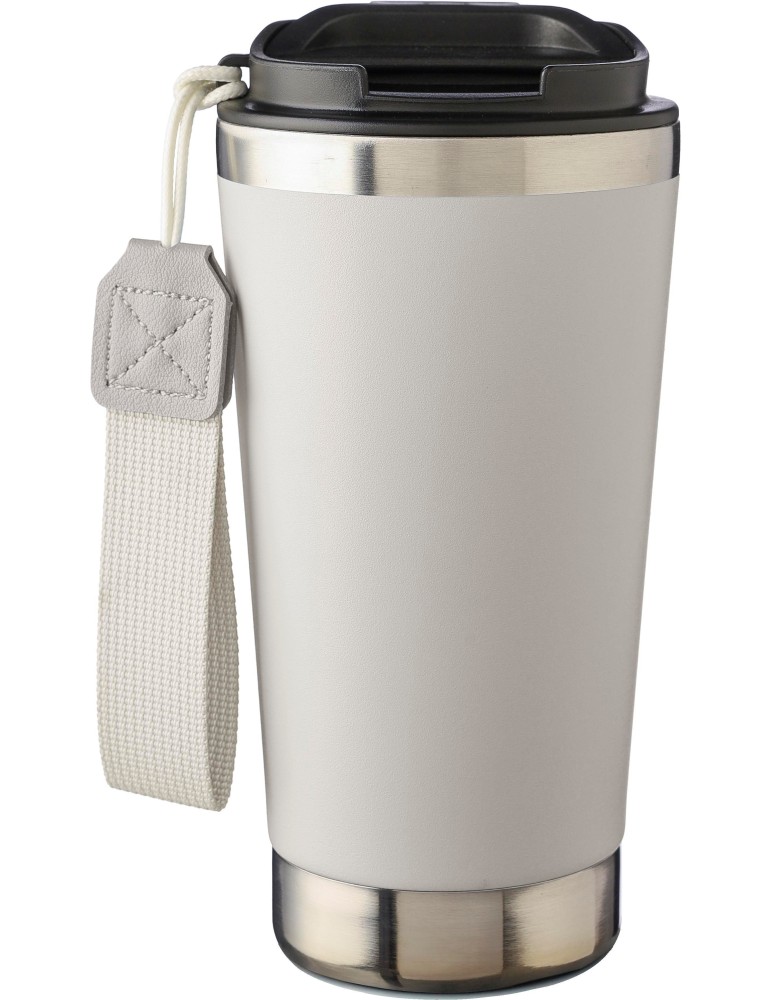 Mug isotherme en acier inoxydable recyclé personnalisé Kayla