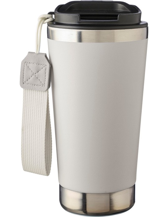 Mug isotherme en acier inoxydable recyclé personnalisé Kayla