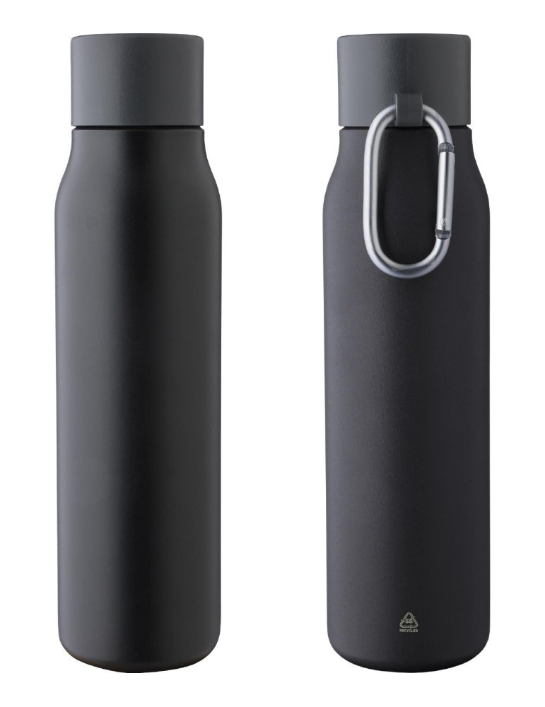 Gourde double paroi de 600 ml en acier inoxydable recyclé Cassian