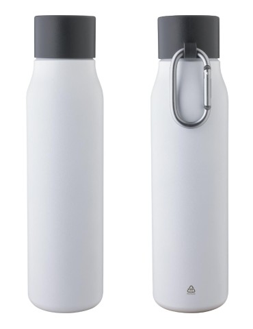 Gourde double paroi de 600 ml en acier inoxydable recyclé Cassian 2