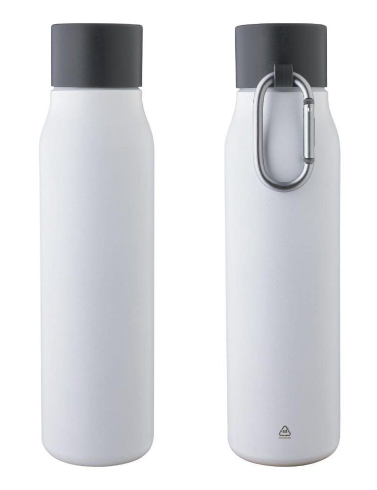 Gourde double paroi de 600 ml en acier inoxydable recyclé Cassian