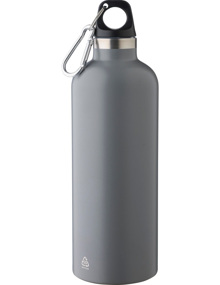 Gourde double paroi de 500 ml en acier inoxydable recyclé Lysandra