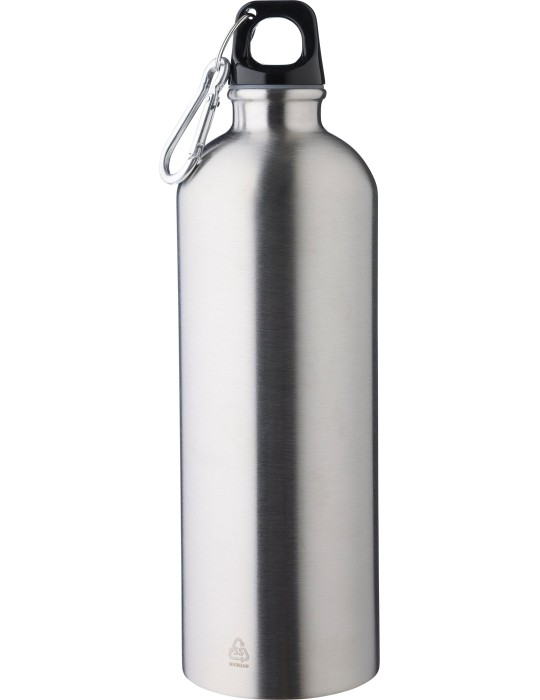 Gourde simple paroi de 750 ml en acier inoxydable recyclé Emeric