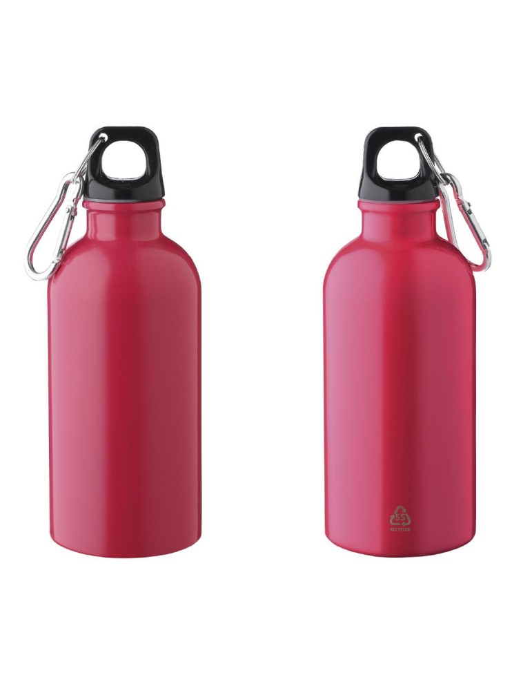 Gourde simple paroi de 400 ml en acier inoxydable recyclé Sable