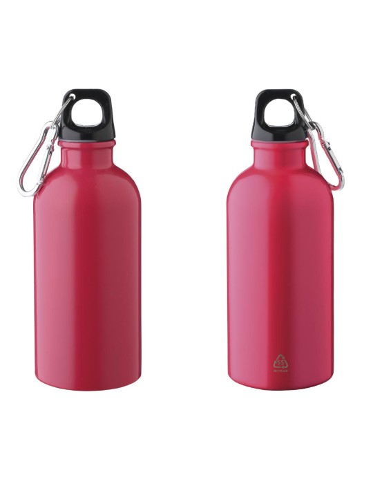 Gourde simple paroi de 400 ml en acier inoxydable recyclé Sable