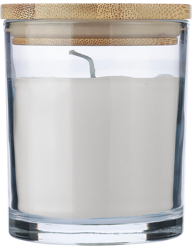 Bougie dans un contenant en verre Riven