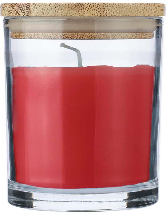 Bougie dans un contenant en verre Riven