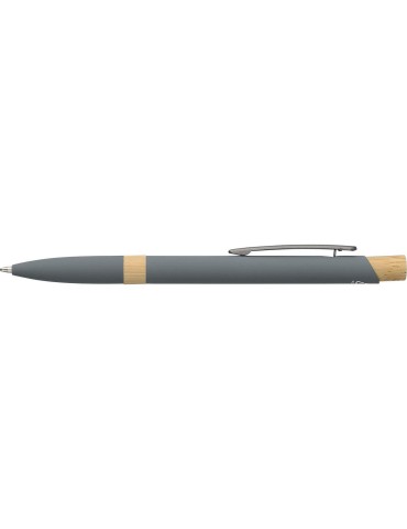 Stylo bille en aluminium recyclé toucher gomme Calandra