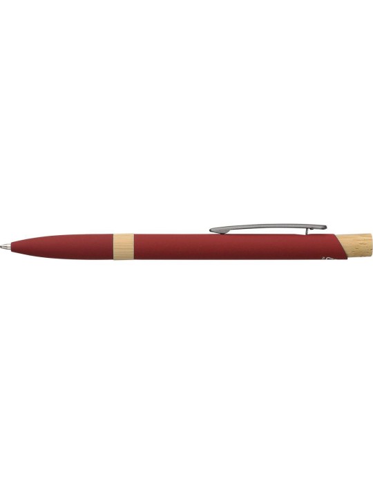 Stylo bille en aluminium recyclé toucher gomme Calandra