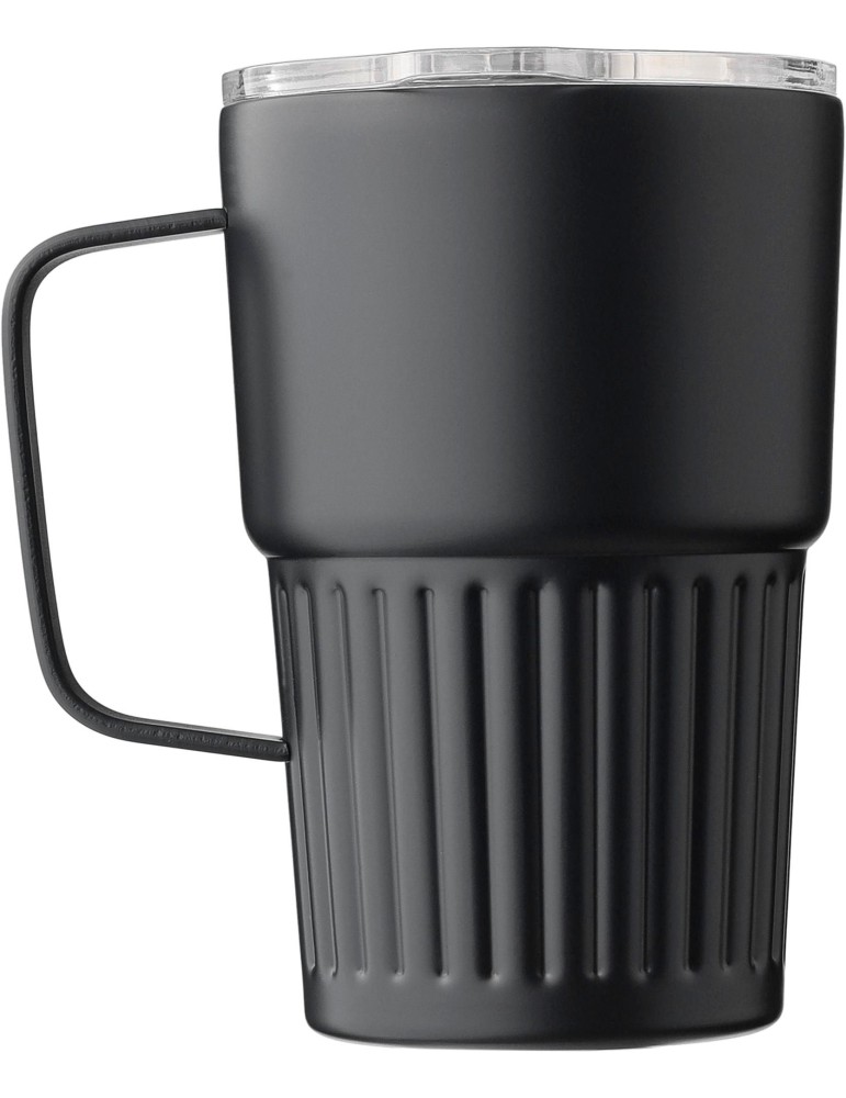 Mug nomade double paroi en acier inoxydable recyclé de 450 ml Calo