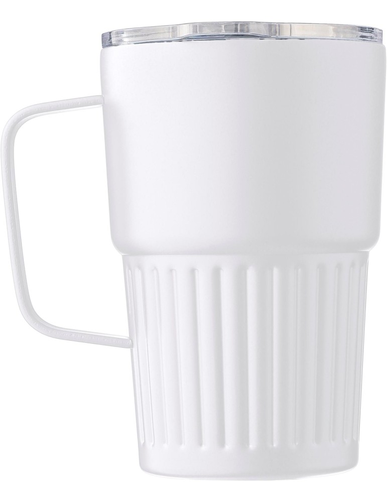 Mug nomade double paroi en acier inoxydable recyclé de 450 ml Calo