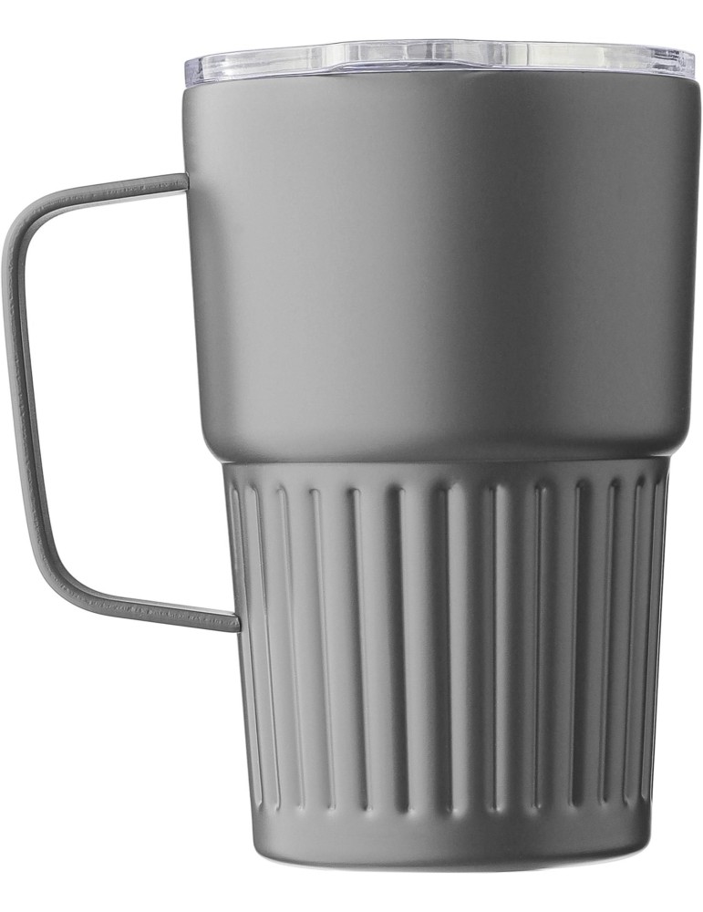 Mug nomade double paroi en acier inoxydable recyclé de 450 ml Calo
