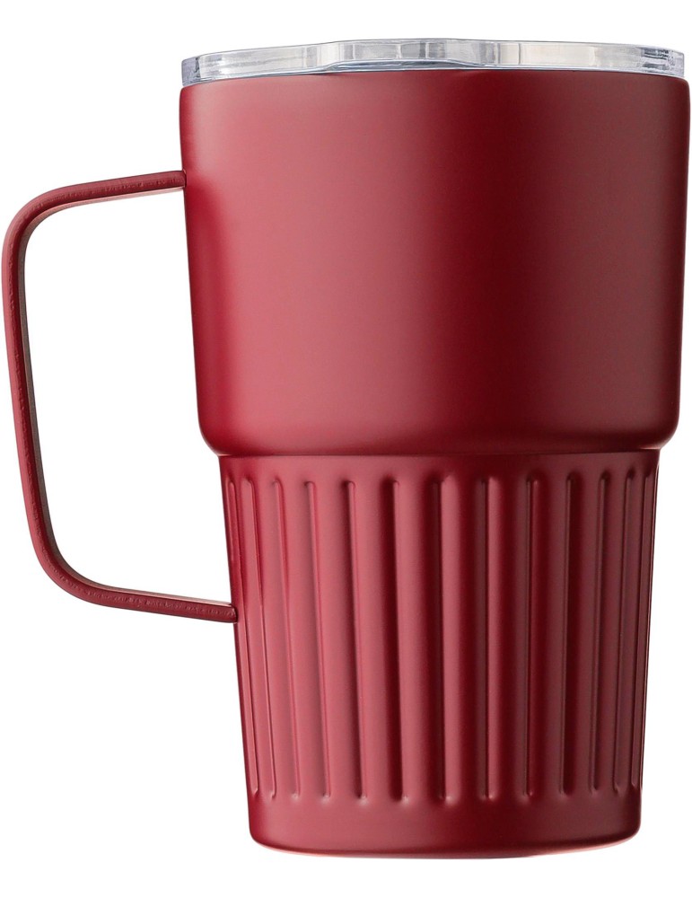 Mug nomade double paroi en acier inoxydable recyclé de 450 ml Calo