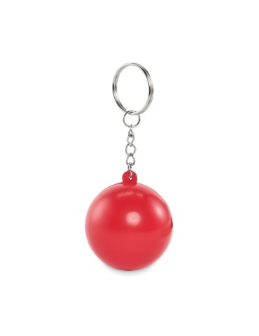 Porte-clés publicitaire boule en PU CIRKELY