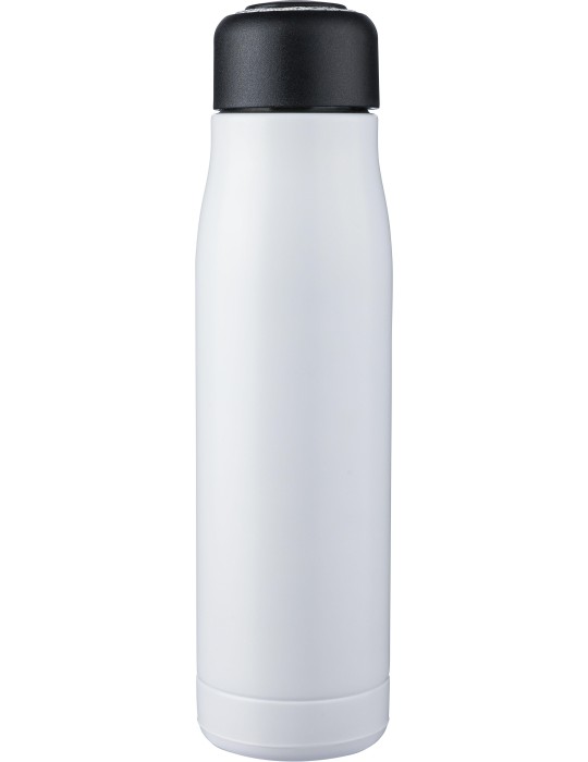 Gourde double paroi de 500 ml en acier inoxydable recyclé Solene