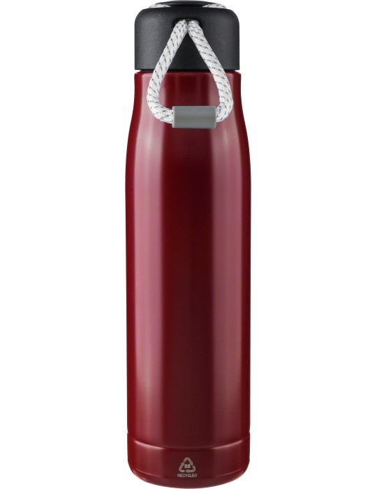 Gourde double paroi de 500 ml en acier inoxydable recyclé Solene