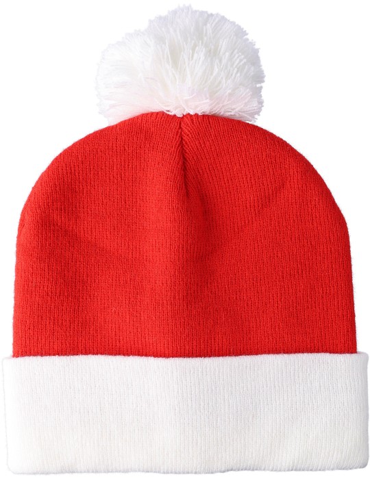 Bonnet de Noël tricoté en acrylique Eleni