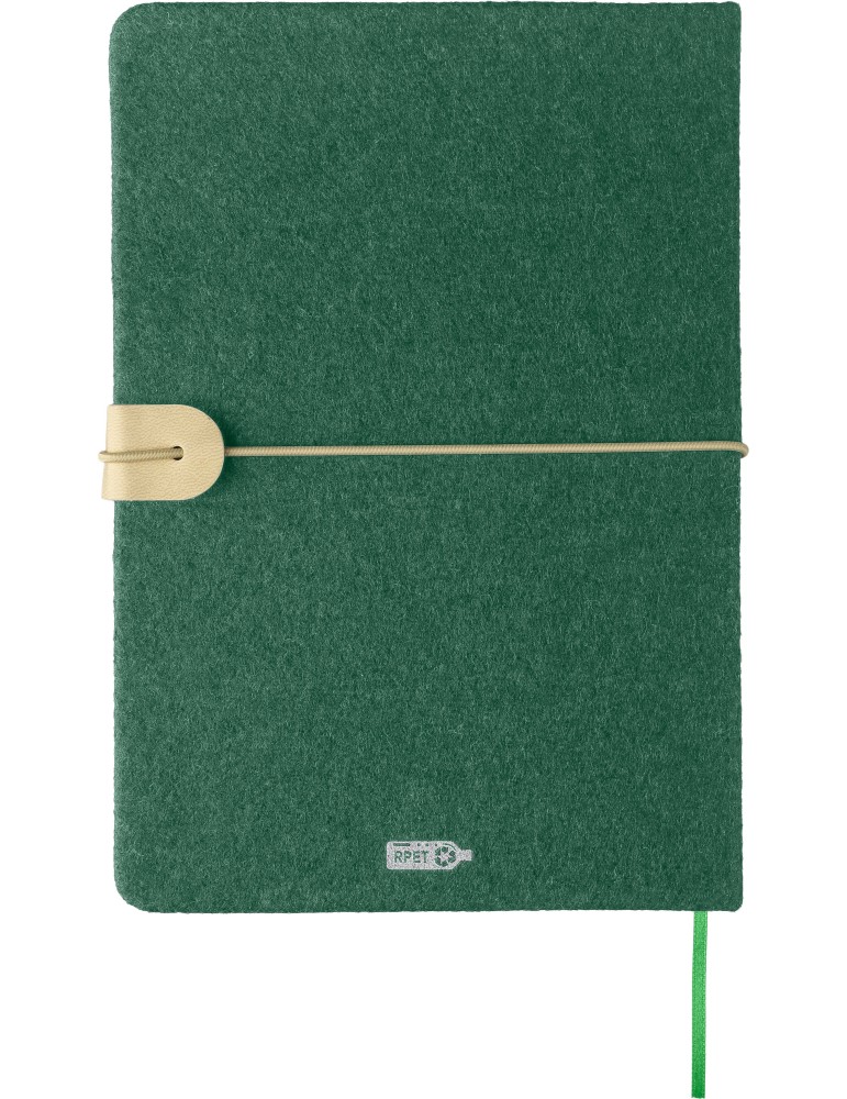 Carnet A5 en feutre recyclé Dario