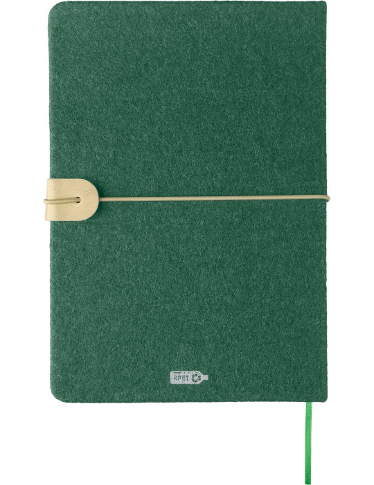 Carnet A5 en feutre recyclé Dario