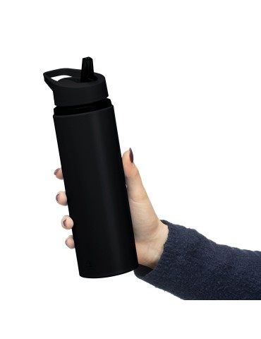 Gourde de 500 ml en acier inoxydable recyclé Zeno