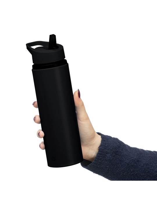 Gourde de 500 ml en acier inoxydable recyclé Zeno