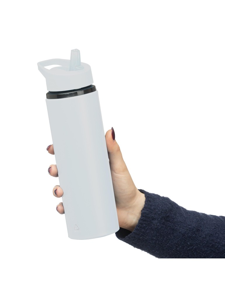 Gourde de 500 ml en acier inoxydable recyclé Zeno