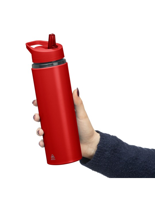 Gourde de 500 ml en acier inoxydable recyclé Zeno