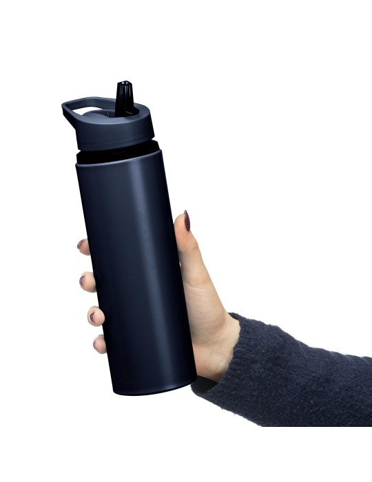 Gourde de 500 ml en acier inoxydable recyclé Zeno