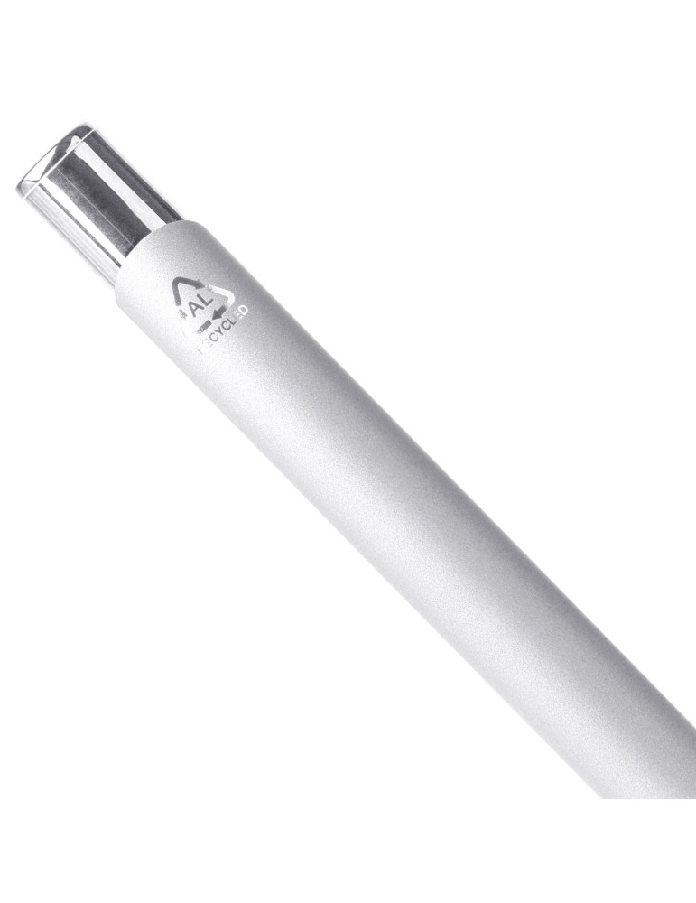 Stylo à bille toucher gomme en aluminium recyclé Anisa
