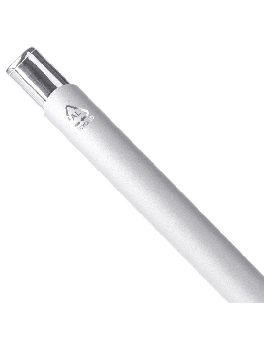 Stylo à bille toucher gomme en aluminium recyclé Anisa