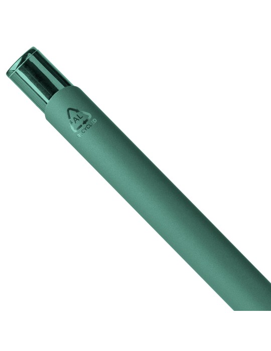 Stylo à bille toucher gomme en aluminium recyclé Anisa