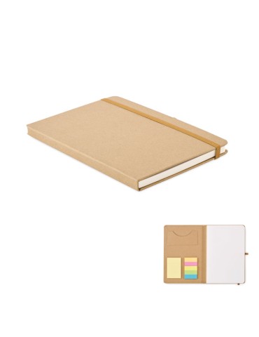 Carnet publicitaire A5 en papier recyclé STICKNOTE