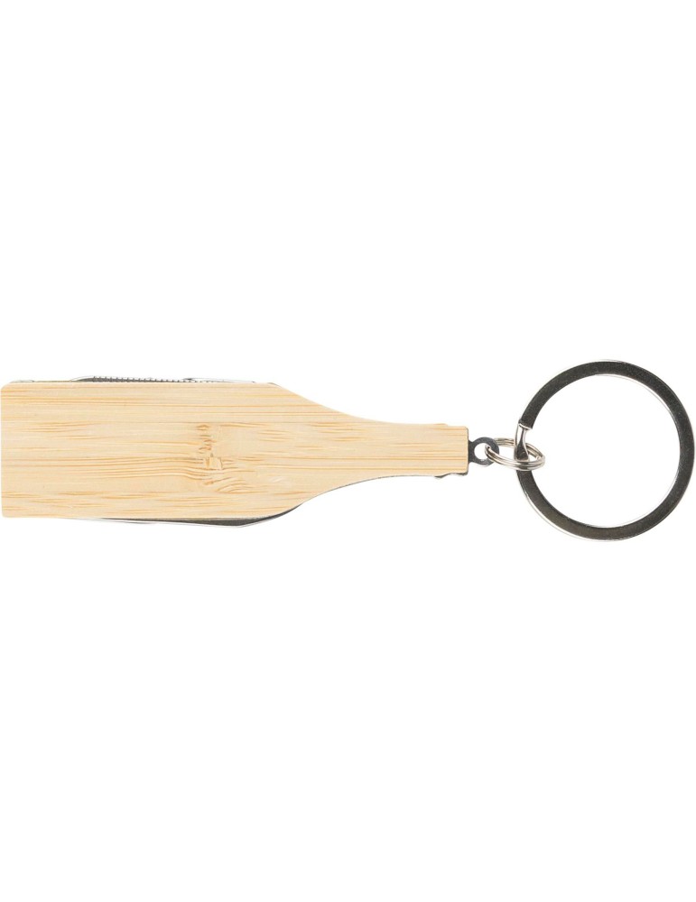Porte-clés multi-outils en bambou Inaya