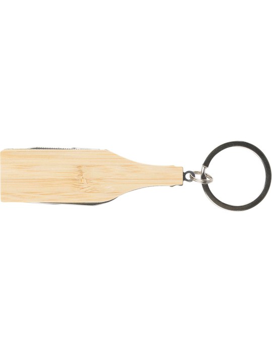 Porte-clés multi-outils en bambou Inaya