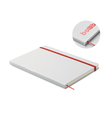 Carnet personnalisé A5 à couleur révélée ROUTE WHITE