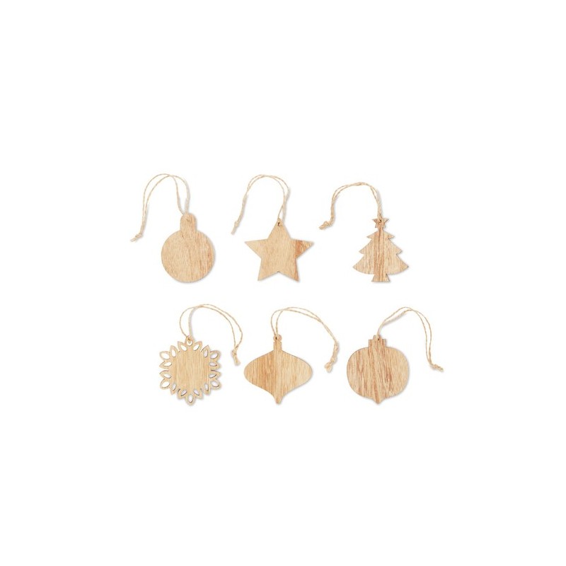Décorations de Noël en bois CHRISET - Élégance Naturelle