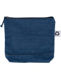 Trousse de maquillage en denim recyclé Orin