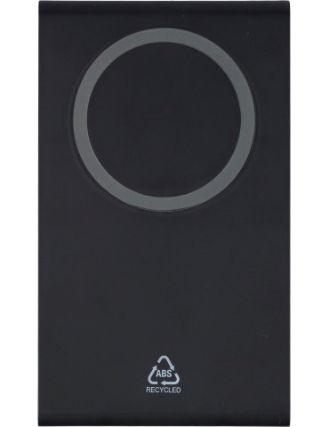 Power bank magnétique sans fil 3 en 1 en ABS recyclé Valerio
