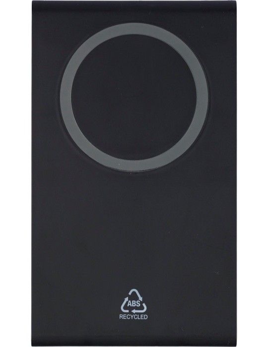 Power bank magnétique sans fil 3 en 1 en ABS recyclé Valerio