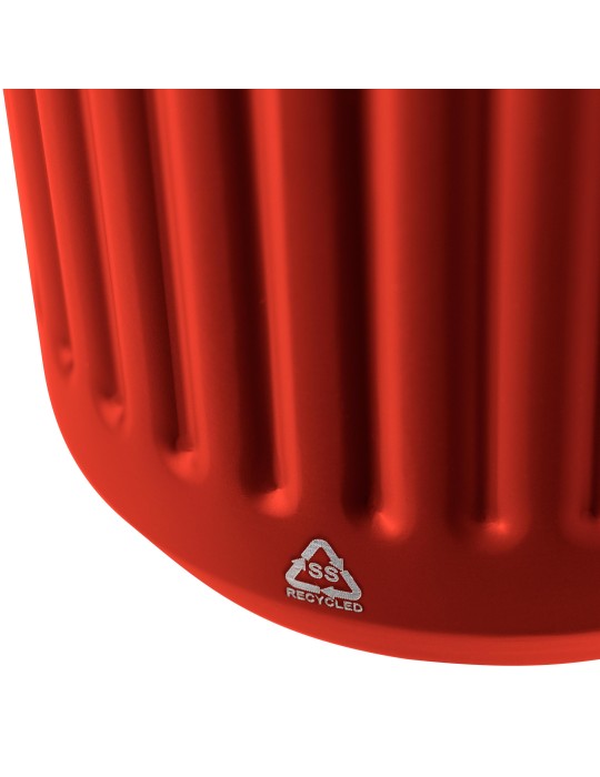 Mug double paroi en acier inoxydable recyclé de 400 ml Chiara