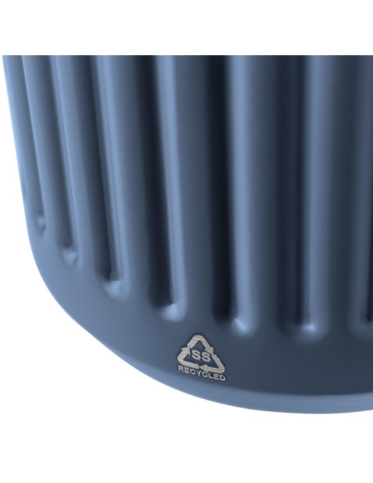 Mug double paroi en acier inoxydable recyclé de 400 ml Chiara